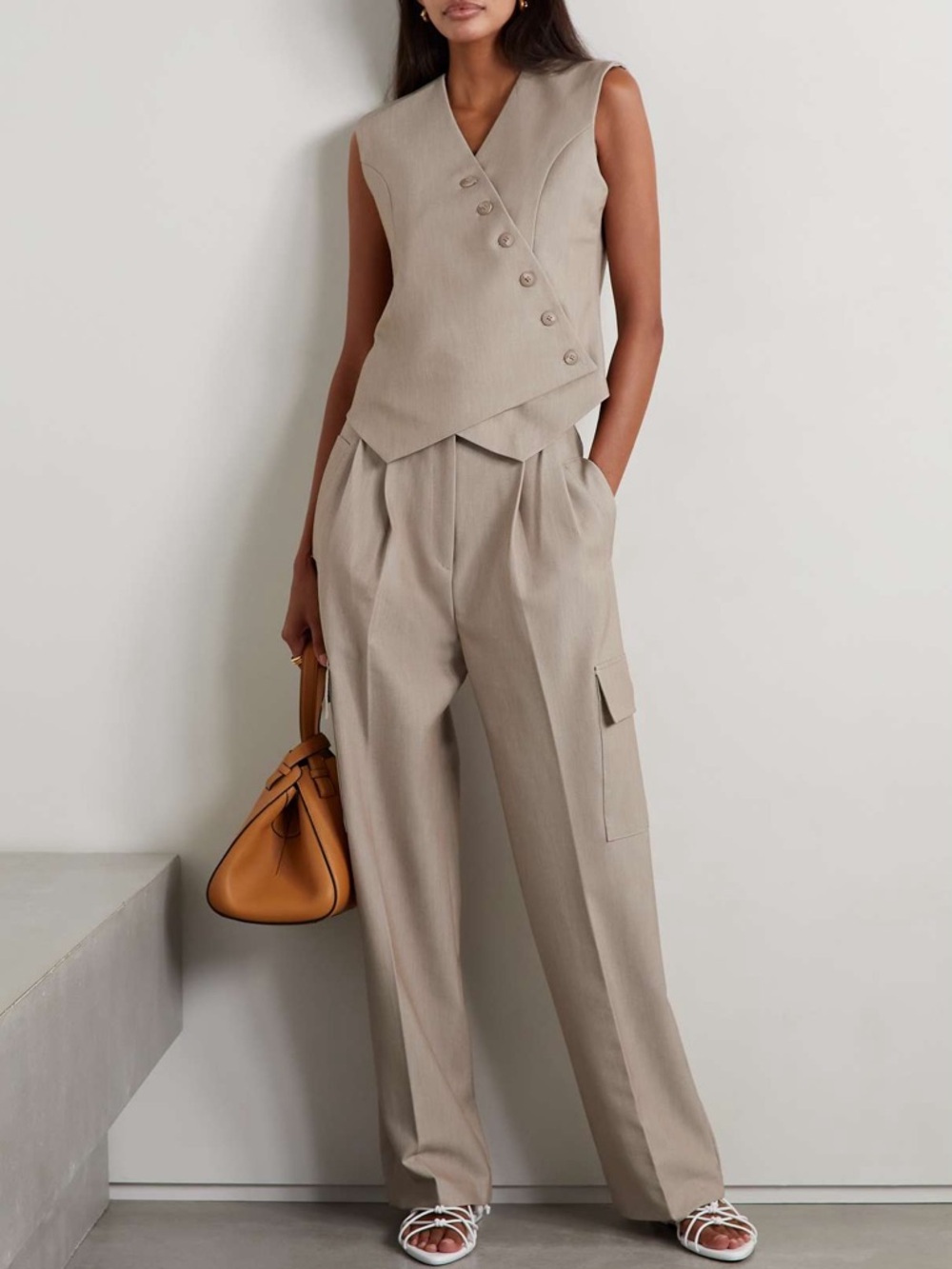 NWT The Frankie Shop Maesa Cargo Pant